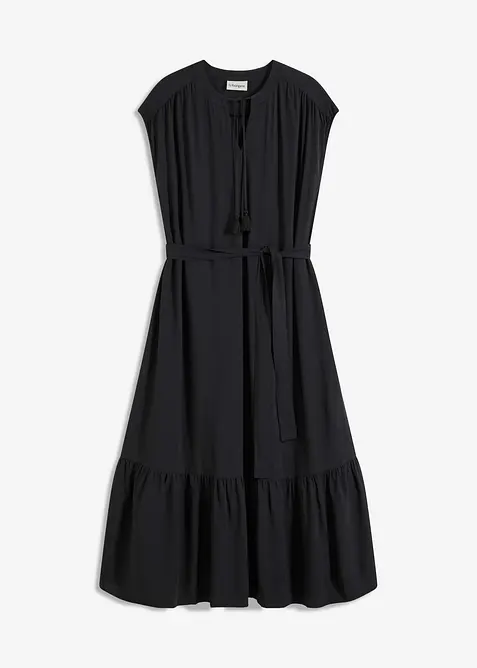 Skjortklänning med mjukt fall, bonprix