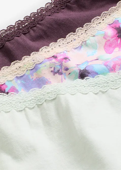 Maxihipstertrosa (4-pack) med ekologisk bomull, bonprix