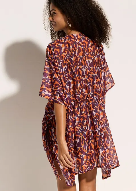 Strandkimono med knytdetalj, bonprix