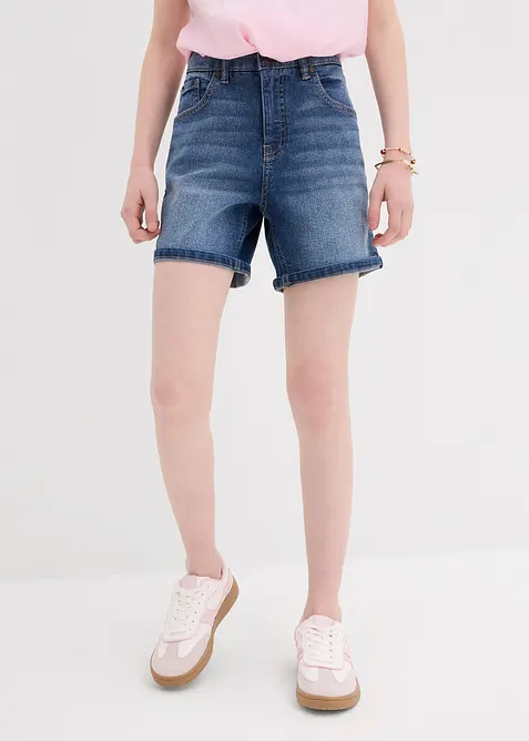 Jeansshorts Mid Waist, bonprix