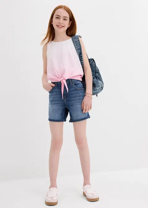 Jeansshorts Mid Waist, bonprix