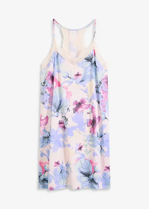 Kort nattlinne av mjuk viskosmix, bonprix