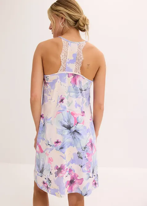 Kort nattlinne av mjuk viskosmix, bonprix