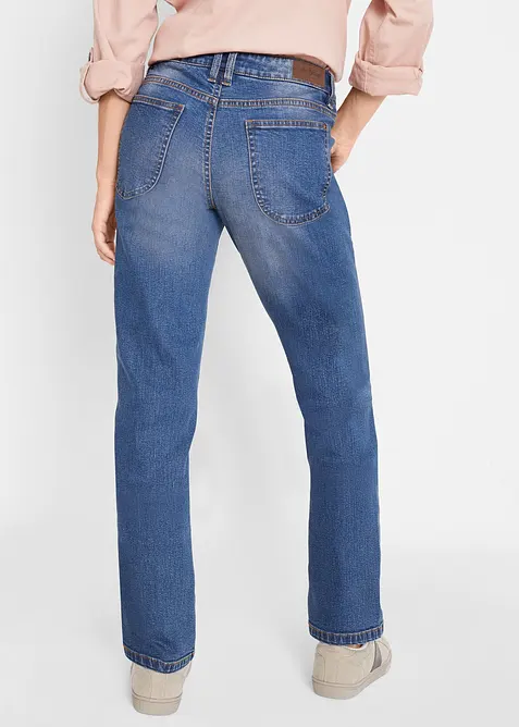 Straight Jeans Mid Waist, Stretch, bonprix