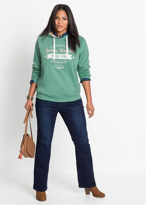 Bootcut Jeans High Waist, Shaping Ultra Soft, bonprix