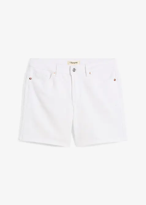 Jeansshorts Mid Waist, Low Stretch, bonprix