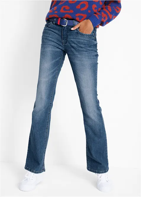 Bootcutjeans Mid Waist, stretch, bonprix