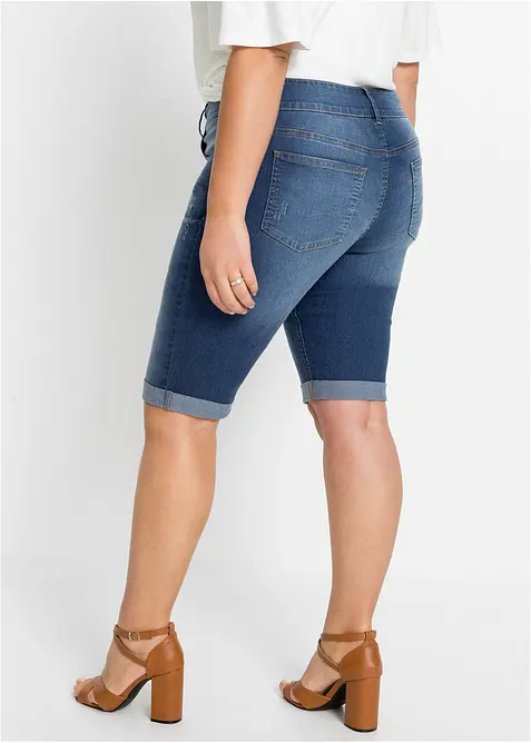 Jeansbermudas Mid Waist, bonprix