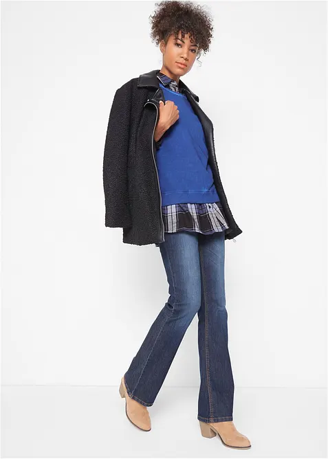 Bootcutjeans Mid Waist, stretch, bonprix