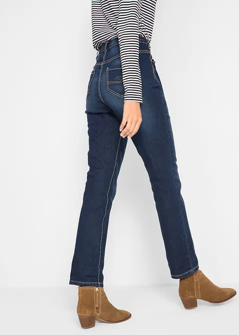Straight Jeans High Waist, Stretch, bonprix