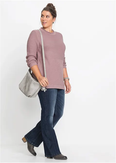 Bootcut Jeans High Waist, Comfort Stretch, bonprix