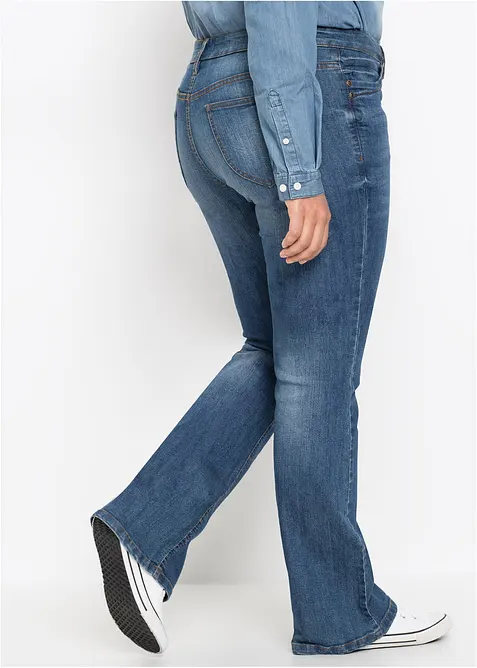 Bootcutjeans Mid Waist, stretch, bonprix