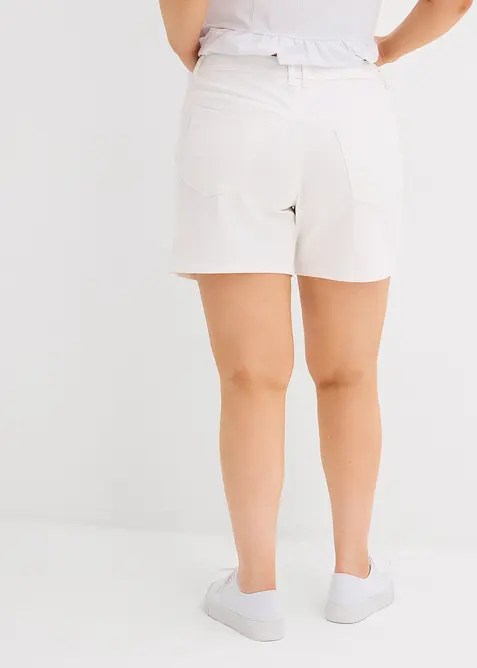Jeansshorts Mid Waist, Low Stretch, bonprix