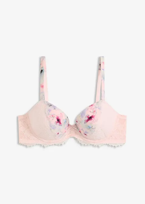 Formpressad BH i glansigt material, bonprix