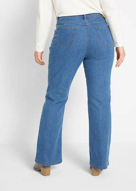 Bootcut Jeans Mid Waist, Stretch, bonprix