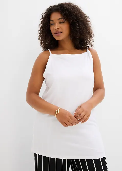 Linne av elastisk bomullsmix, bonprix