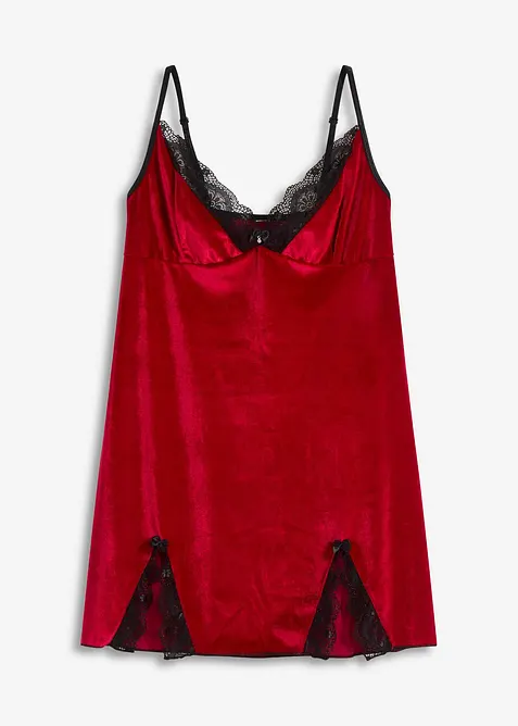 Sammetsklänning, bonprix