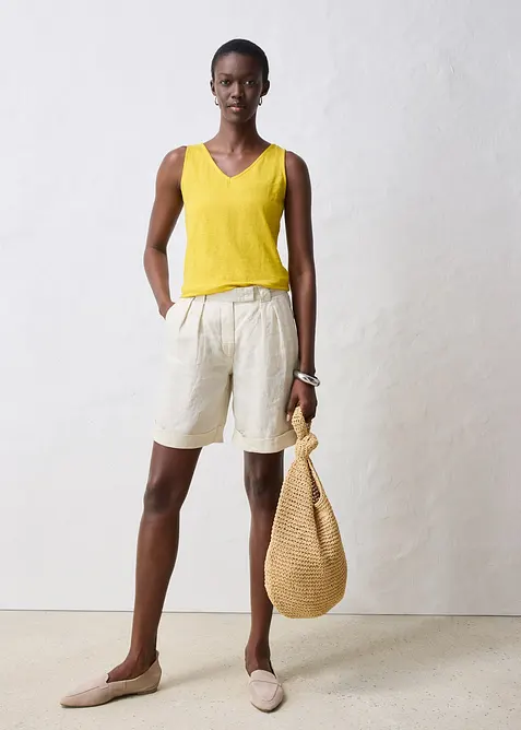 Linne av rent linnematerial, bonprix