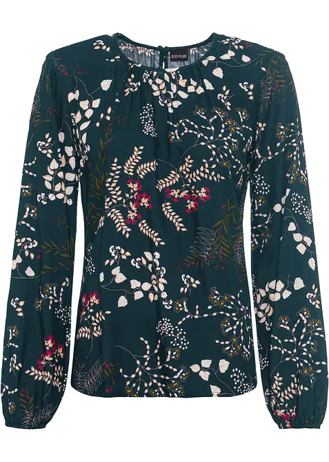 Blus i h&aring;llbar viskos, bonprix