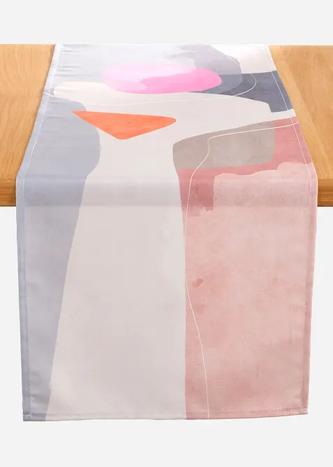 Vattenavvisande bordslöpare med grafiskt mönster, bonprix