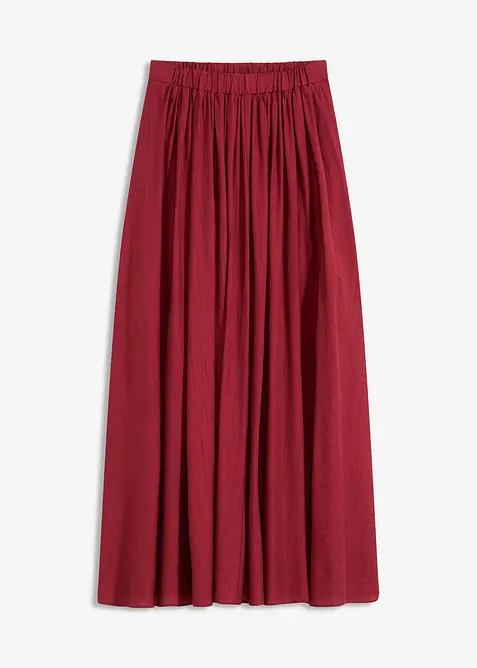 Maxikjol i krinklat material med struktur, bonprix