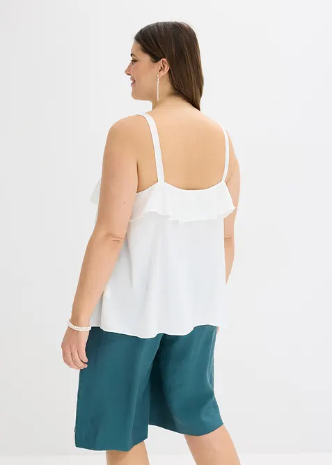 Linne i glansig satin, bonprix