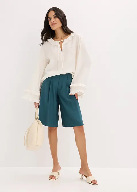 Blus av tunn viskosmix, bonprix