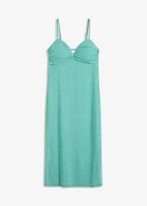 Maxiklänning med djup urringning, bonprix