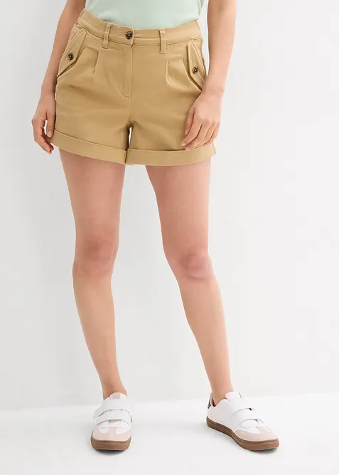Twillshorts med hög midja, bonprix