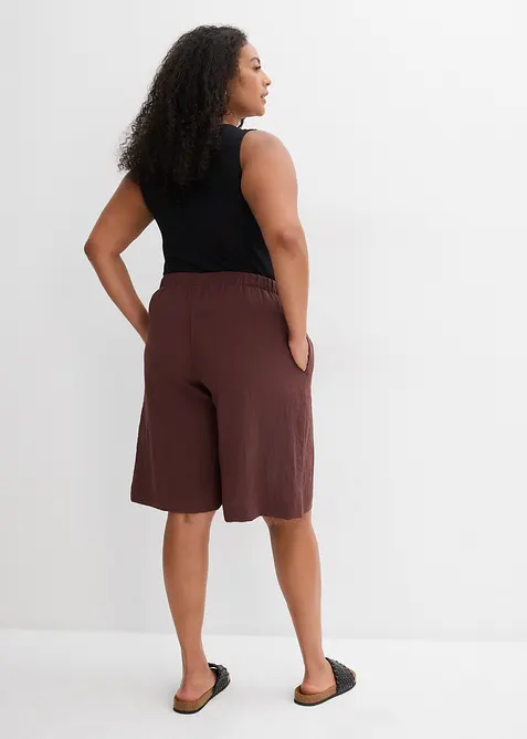 Bermudas i mjuk viskosmix, bonprix