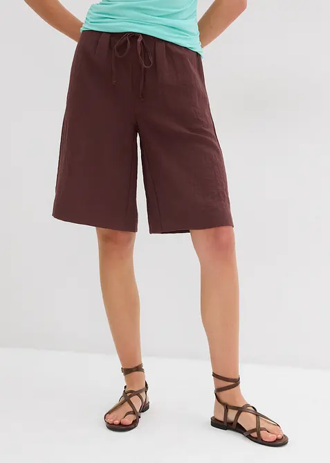 Bermudas i mjuk viskosmix, bonprix