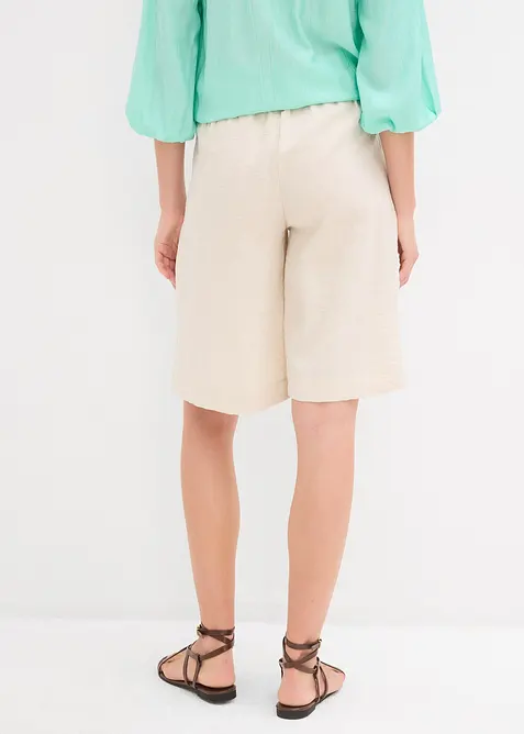 Bermudas i mjuk viskosmix, bonprix