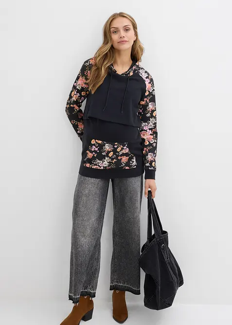 Mjuk mamma-/amningssweatshirt, bonprix