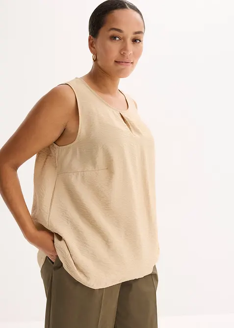 Bluslinne i följsam viskosmix, bonprix