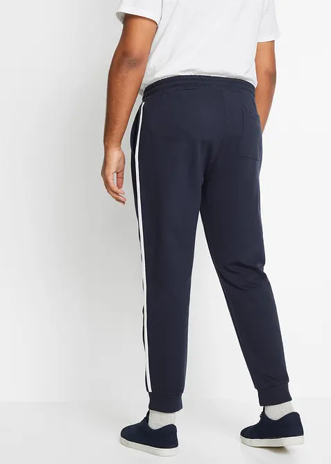 Joggingbyxa med kontrastfärgade detaljer (2-pack), bonprix