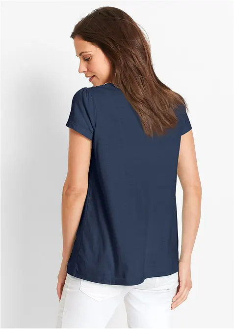 Kort&auml;rmad topp, bonprix