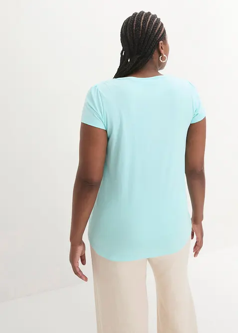 Kort&auml;rmad topp, bonprix