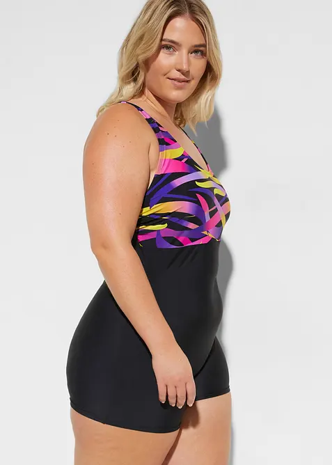 Snabbtorkande, sportig baddr&auml;kt med ben, bonprix