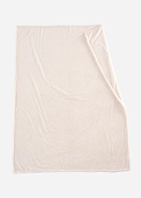 Högvärdig mysfilt med bikupemönster, bonprix