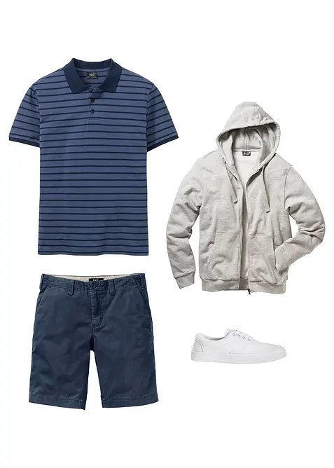 Bermudas i chinosmodell i ren bomull, Regular Fit, bonprix