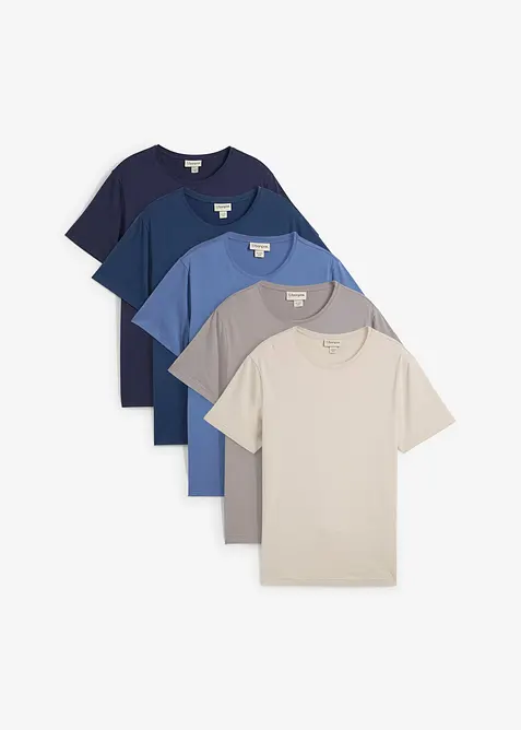 T-shirt (5-pack), bonprix