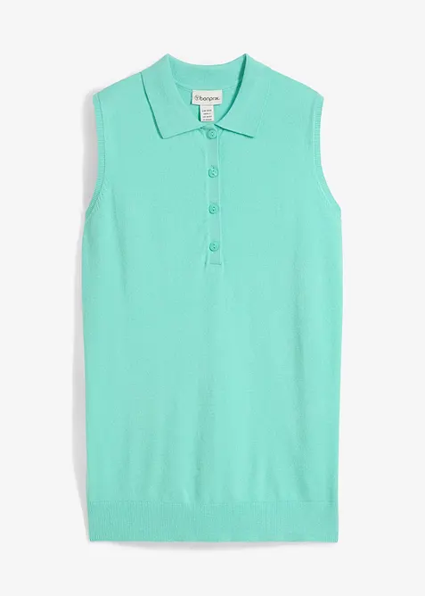 Stickad topp, bonprix