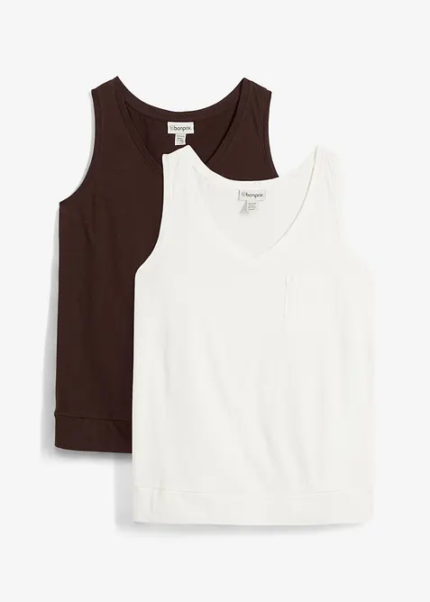Linne av ekologisk bomull (2-pack), bonprix
