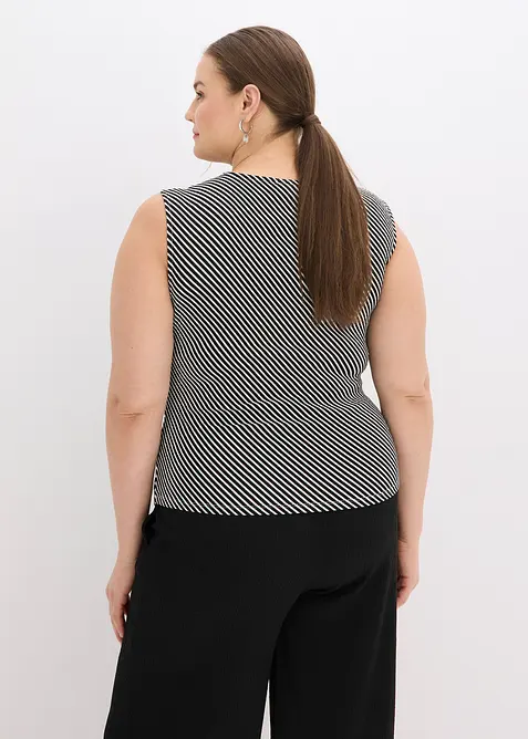 Rynkad topp, bonprix