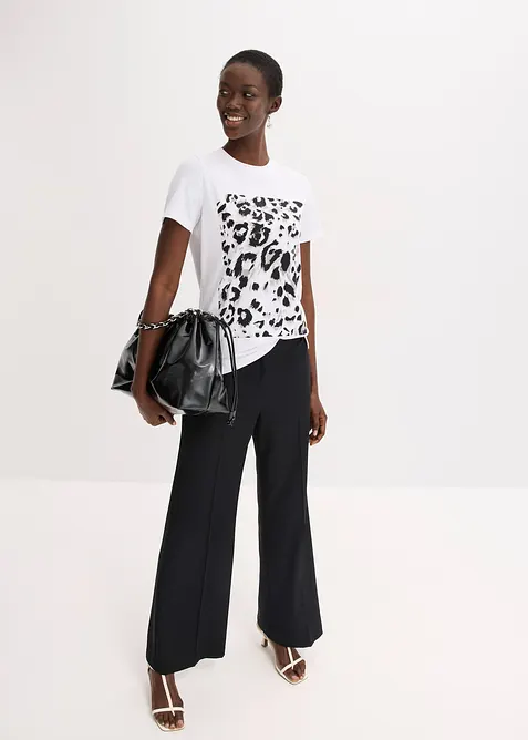 Topp med leopardtryck, bonprix