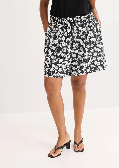 Shorts i linneblandning, bonprix