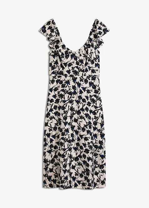 Mellanlång klänning, bonprix