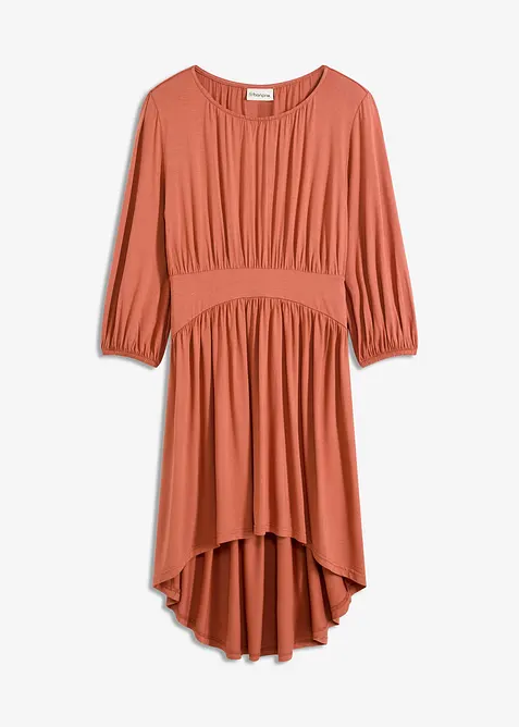 Jerseykl&auml;nning med rynkningar, bonprix