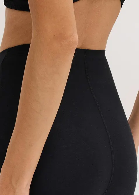 Osynlig, formande cykelbyxa med lätt formande effekt, av bomull, bonprix