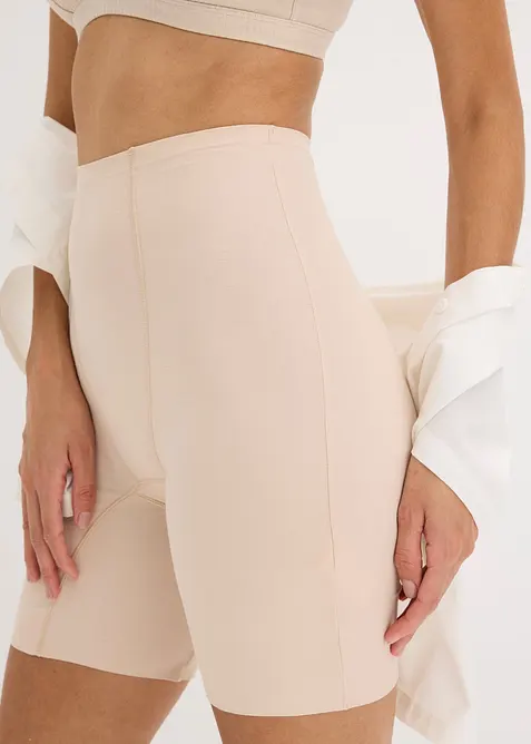 Osynlig, formande cykelbyxa med l&auml;tt formande effekt, av bomull, bonprix